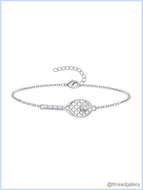 Tennis Racket Bracelet for Women Hypoallergenic Link Charm Gift